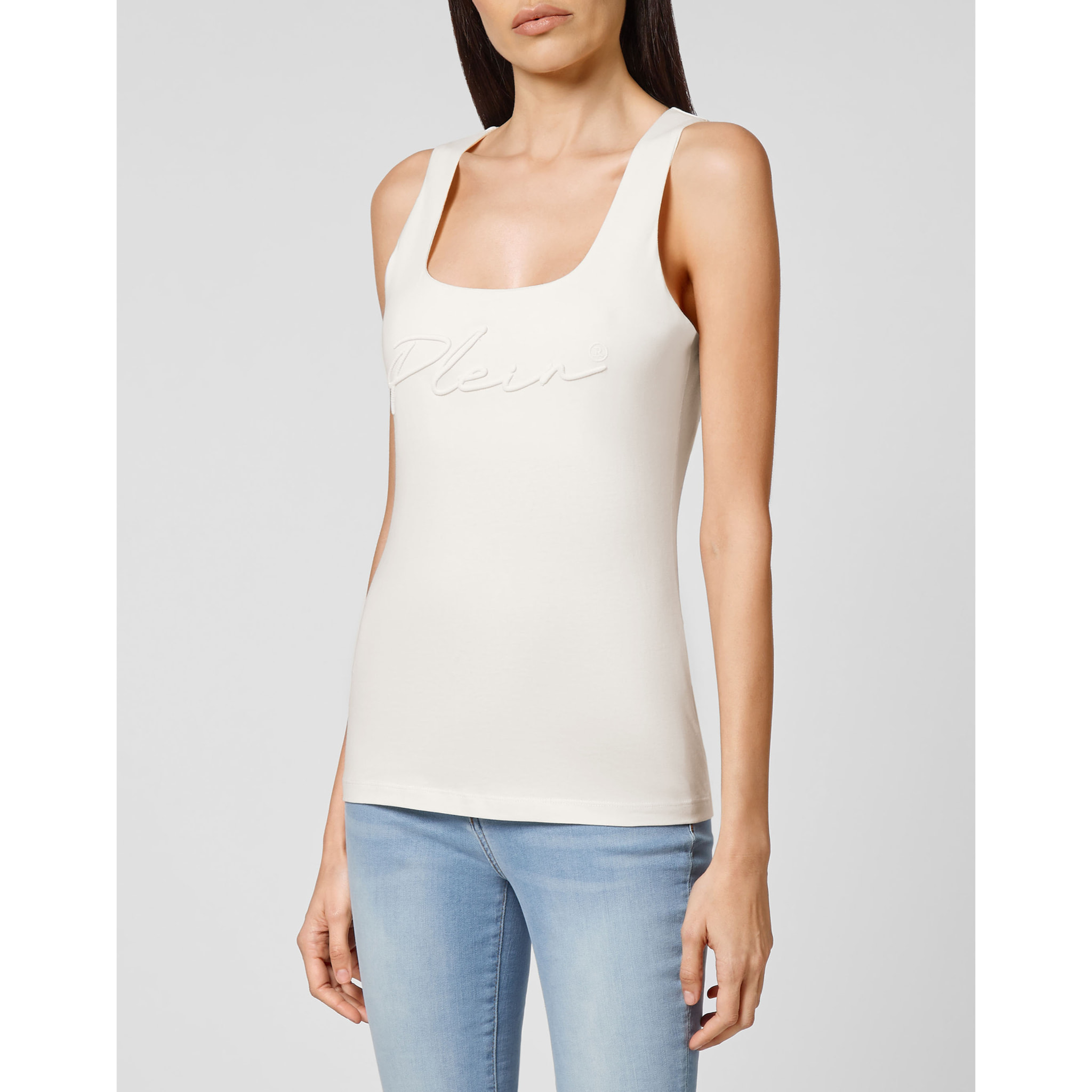 PHILIPP PLEIN Camiseta de tirantes SIGNATURE