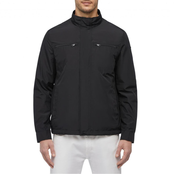 Chaquetas Hombre de la marca GEOX  modelo M JHARROD SHORT JKT NEGRO