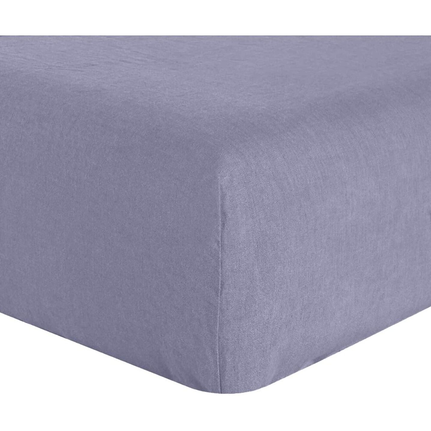 Drap Housse - Bonnet:40cm 100% lin LavÉ 160g Mineral