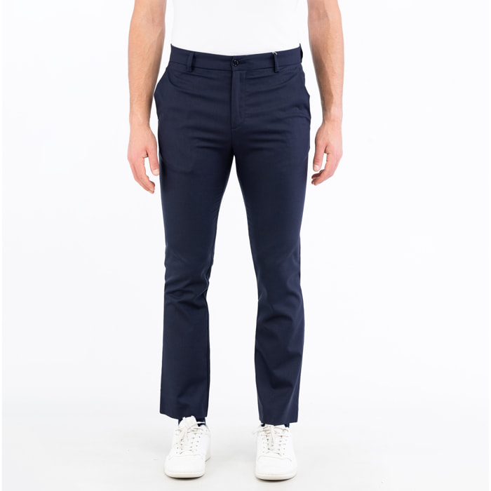 BIKKEMBERGS pantalone uomo dress blue