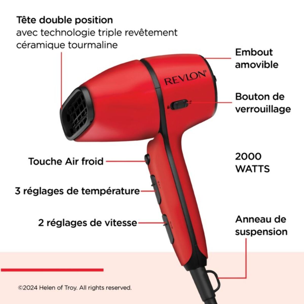 Sèche cheveux REVLON Airflow Control