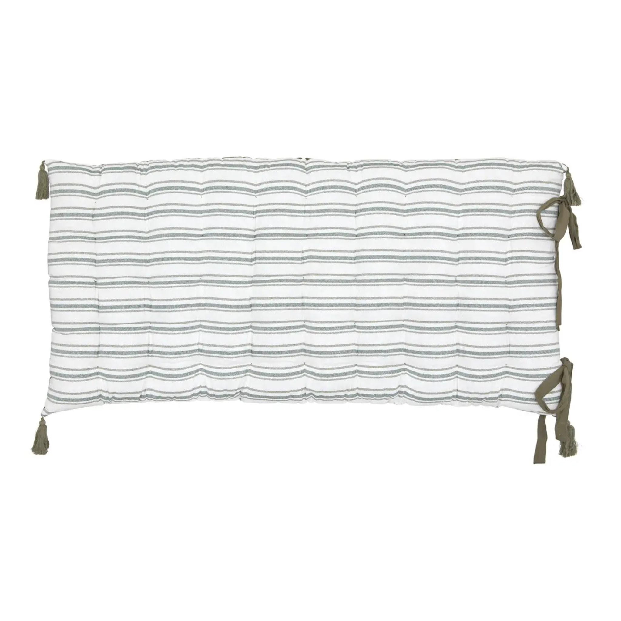 Coussin de sol Groove 120x60cm rayé vert