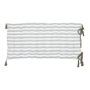 Coussin de sol Groove 120x60cm rayé vert