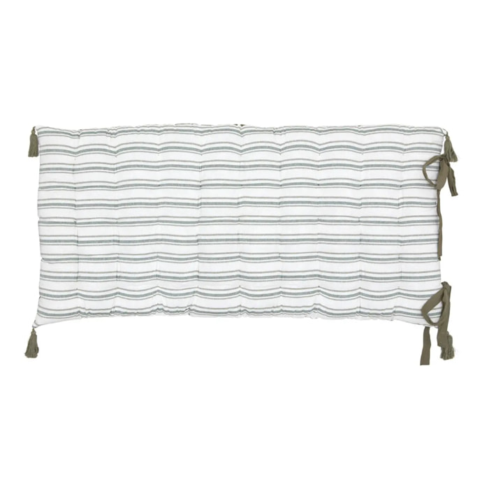 Coussin de sol Groove 120x60cm rayé vert