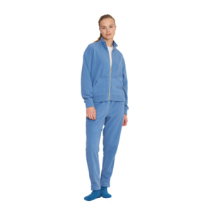 Completo donna emy in pile con zip Noidinotte
