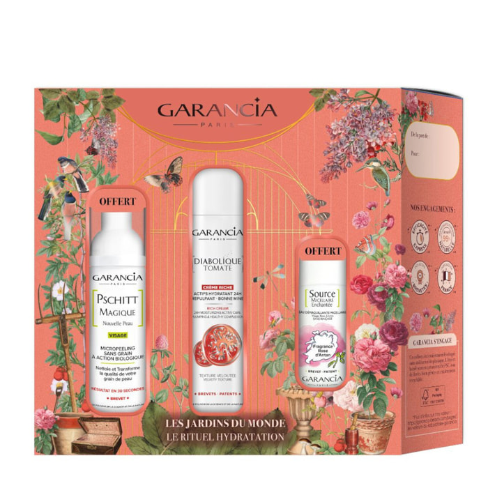 Les Jardins du Monde - Coffret Rituel Hydratation 3 Produits