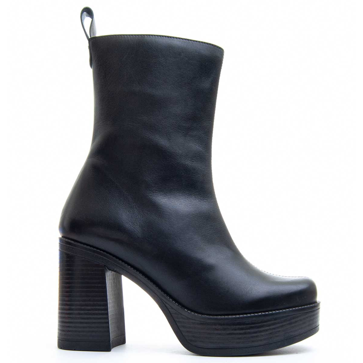 Botas de Tacón - Negro - Altura: 8 cm