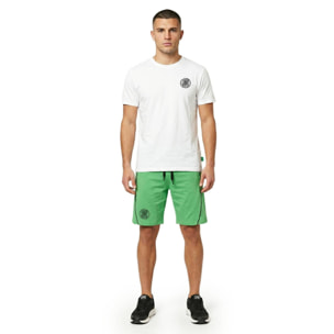 Conjunto de camiseta y bermudas flúor para hombre