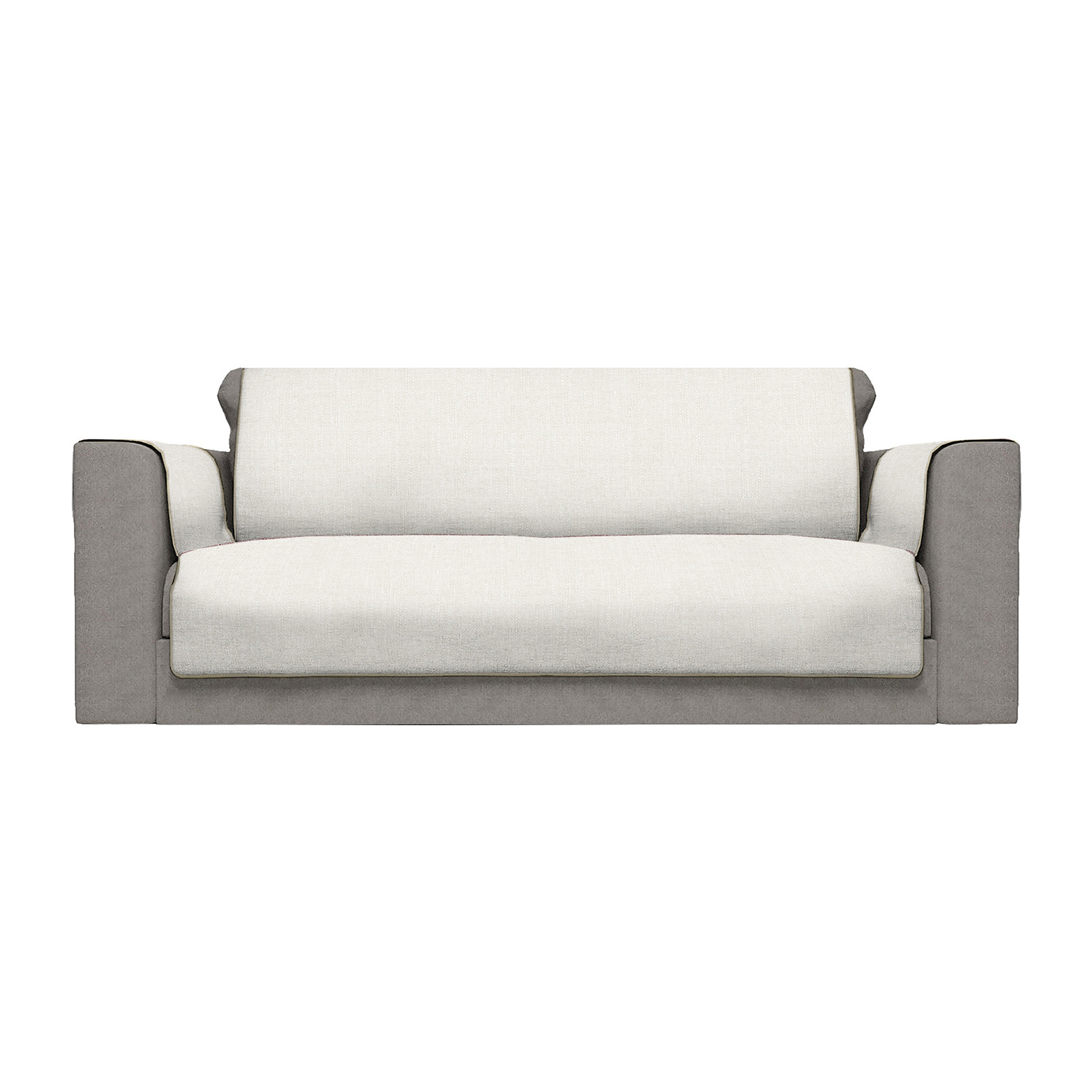 COPRIDIVANO ANTISCIVOLO COMFORT MADE IN ITALY – PANNA