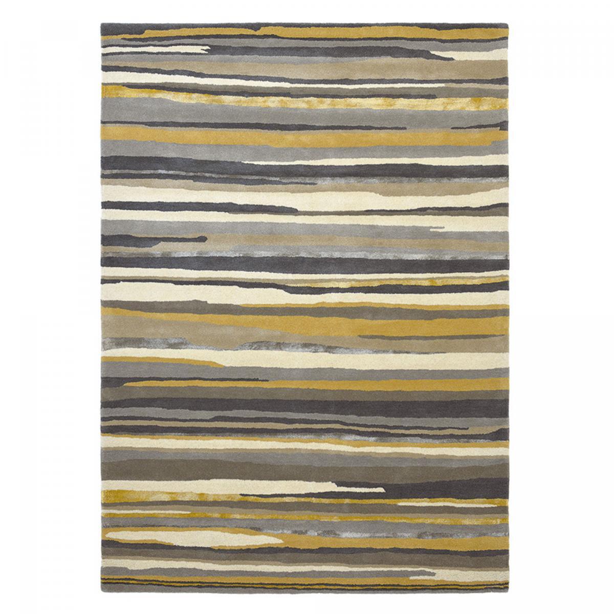 Tapis salon et chambre fait à la main en laine motif géométrique