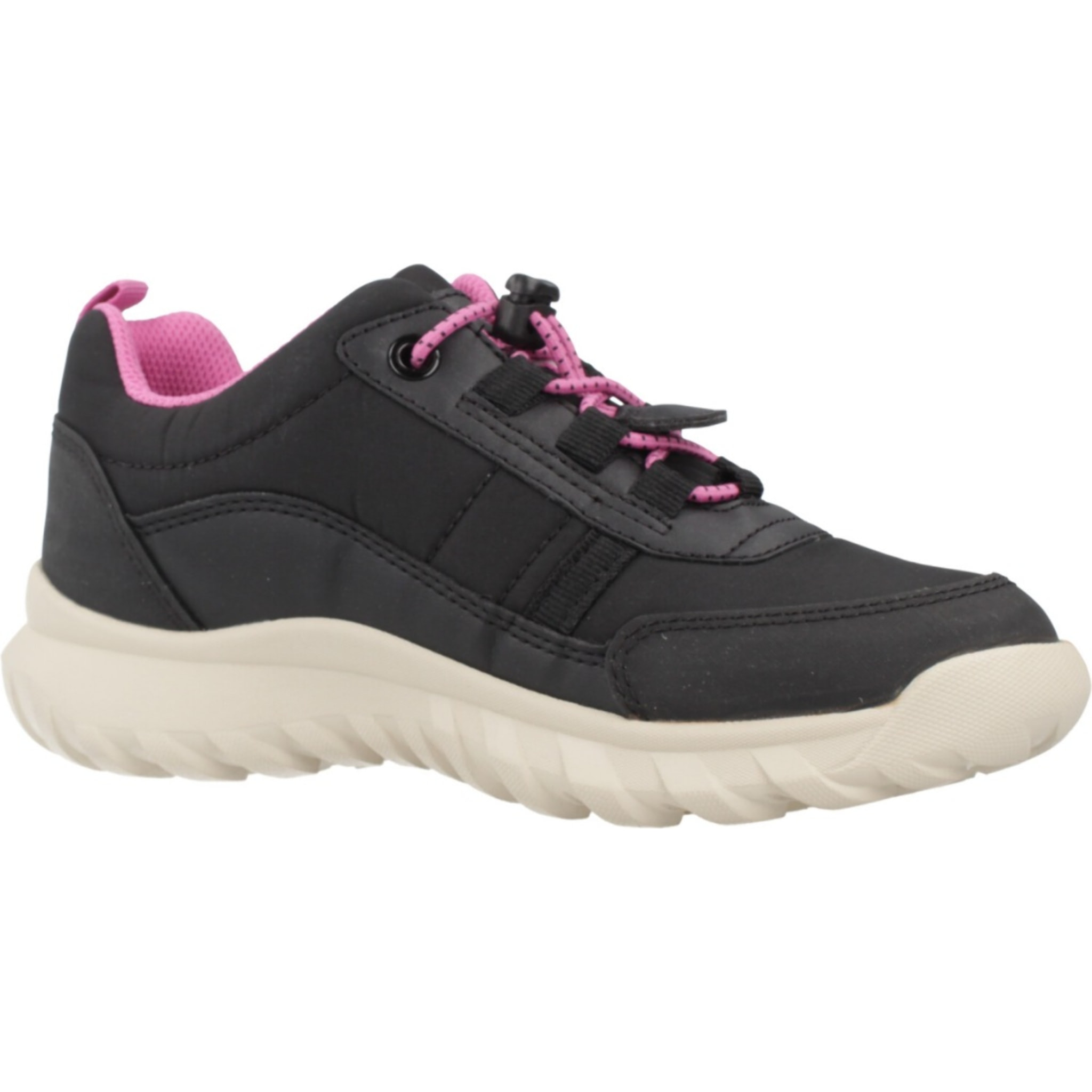 Zapatillas Niña de la marca GEOX  modelo J SIMBYOS GIRL B ABX NEGRO