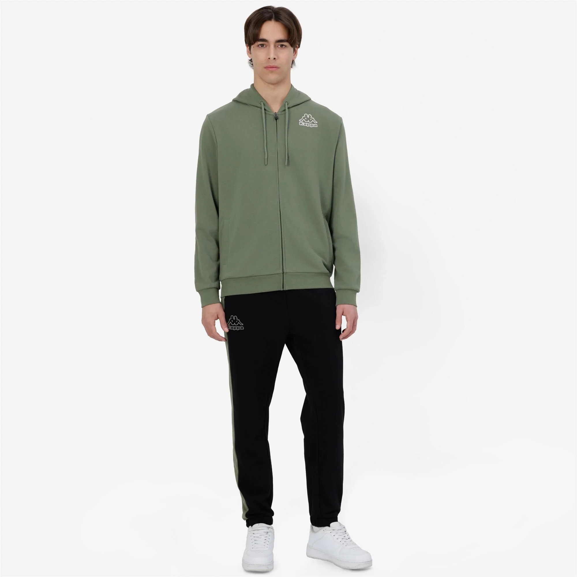 Kappa - Tute Sportive Uomo Verde - Logo Glomeri