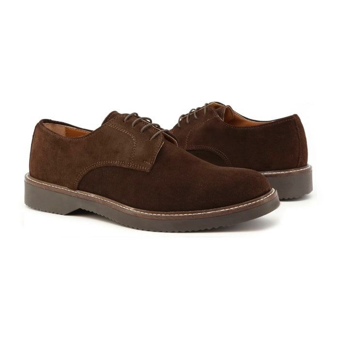 Zapatos Oxford para Hombre - Duca di Morrone Alessio Suede Brown