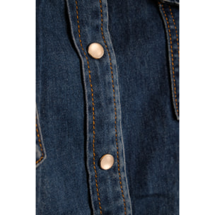 Camicia Esercito con tasche denim donna