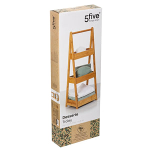 Desserte 3 niveaux "Green Harmony" bambou