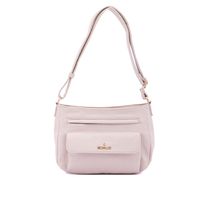 Borsa a spalla da donna - Modello False - Ecopelle - 28.0 x 20.0 x 13.0 cm