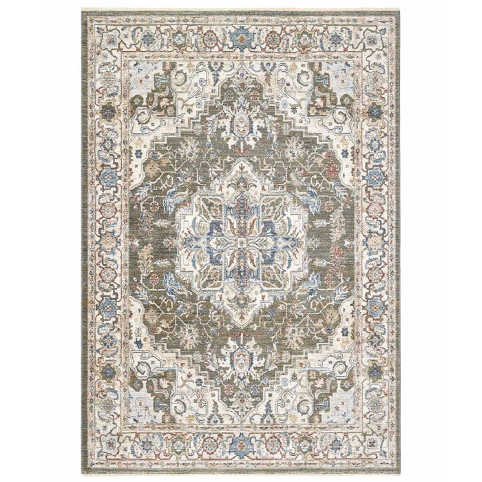 Tappeto disegno tradizionale colore verde per salotto soggiorno camera da letto