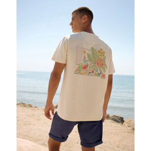 Camiseta Manga Corta Blanca - Hobatsam