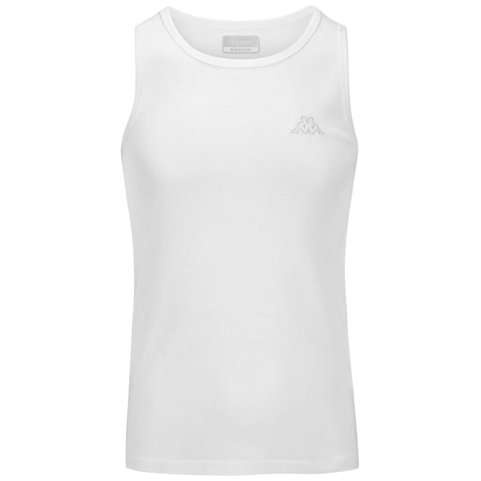 Kappa - T-Shirts & Top Uomo Bianco - Logo Korpo Carsenac Skin