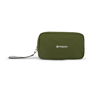 Trousse in canvas monocolore