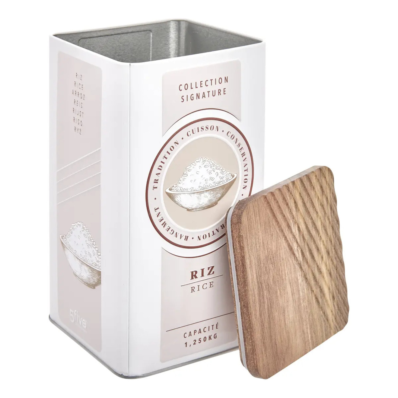 Boîte à riz 1,6L creme