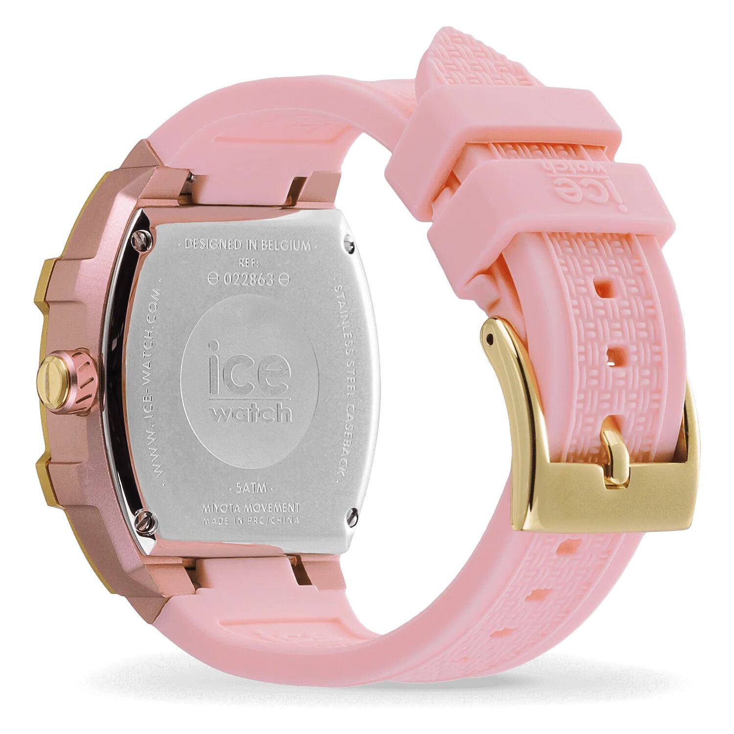 Reloj Ice 022863 Mujer Analogico Cuarzo con Correa de Silicona