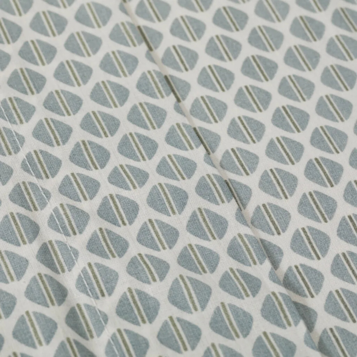 Set di lenzuola in cotone percalle dune blu indaco