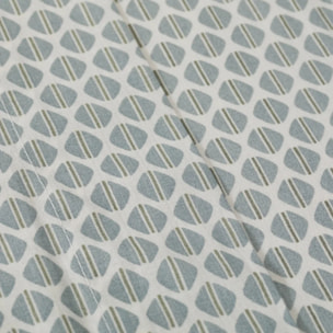 Set di lenzuola in cotone percalle dune blu indaco