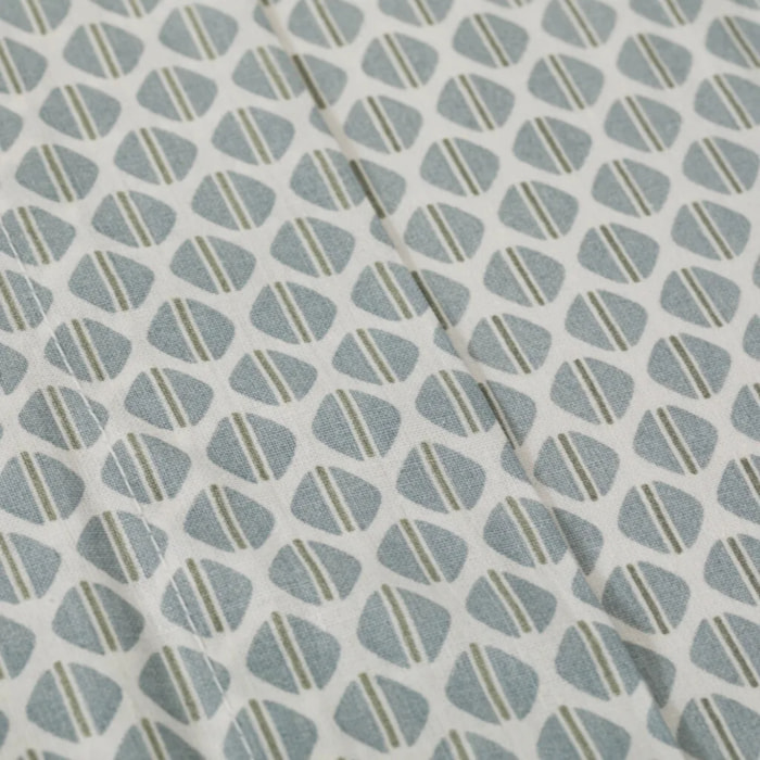 Set di lenzuola in cotone percalle dune blu indaco