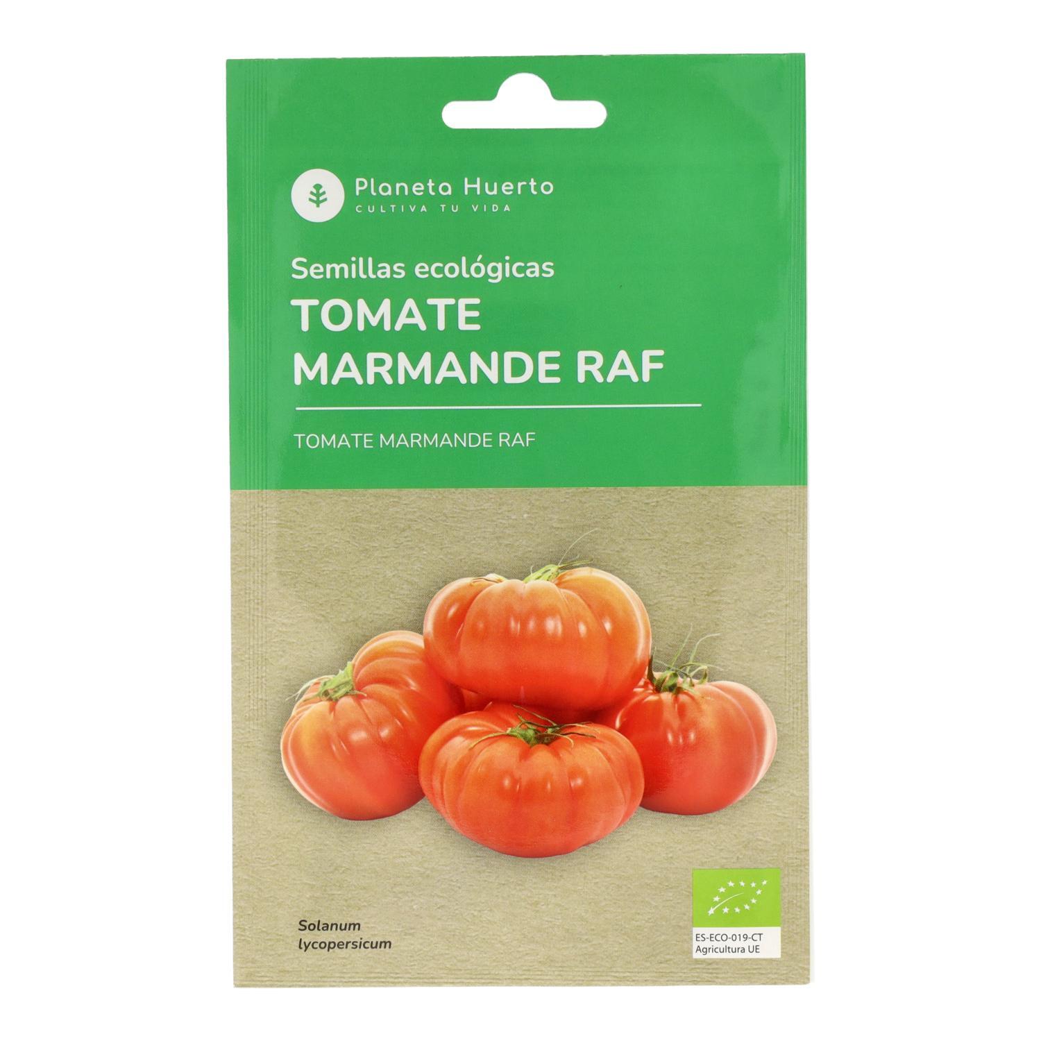 Semillas ecológicas de Tomate marmande Raf Planeta Huerto