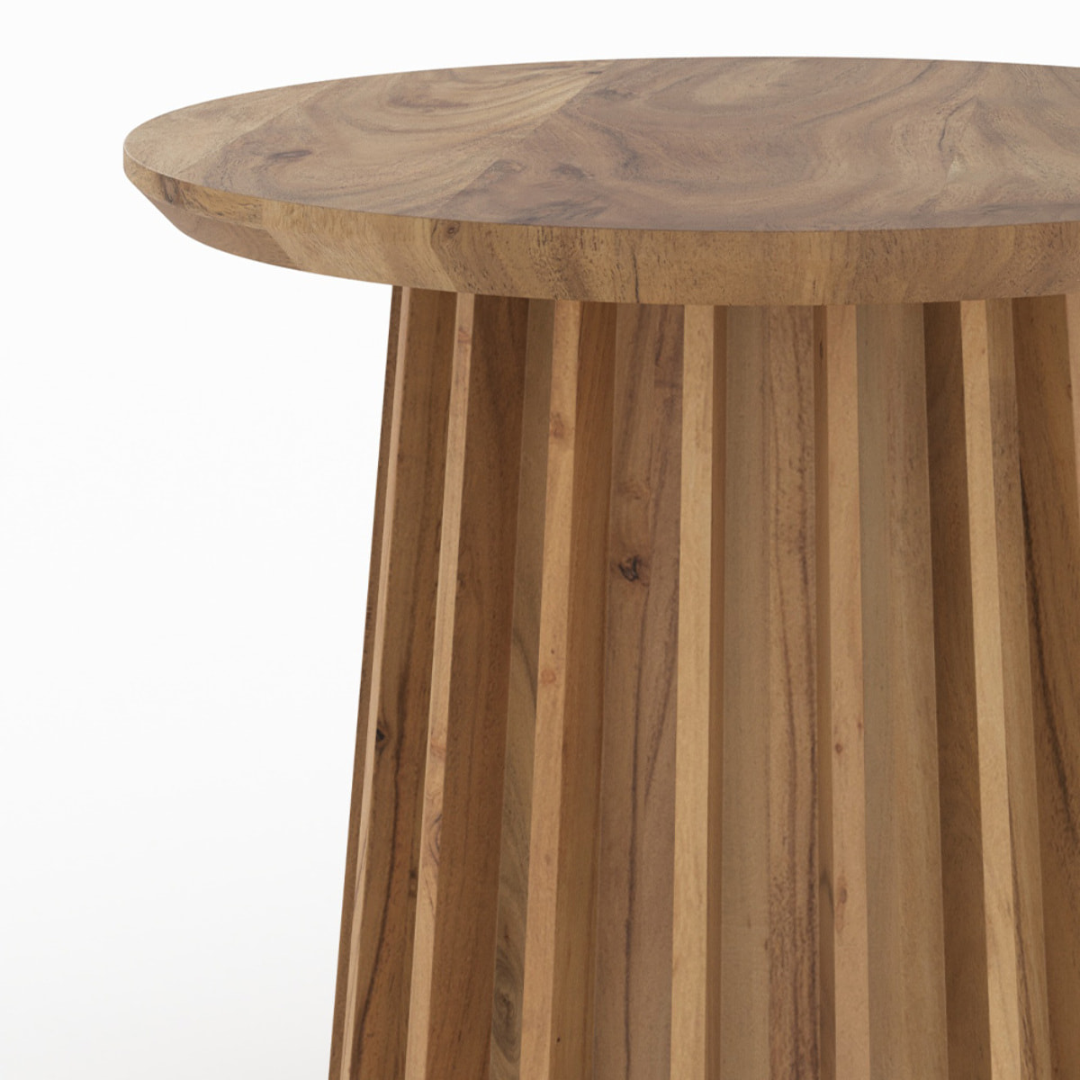 Table d'appoint en bois massif d'acacia - Suzon