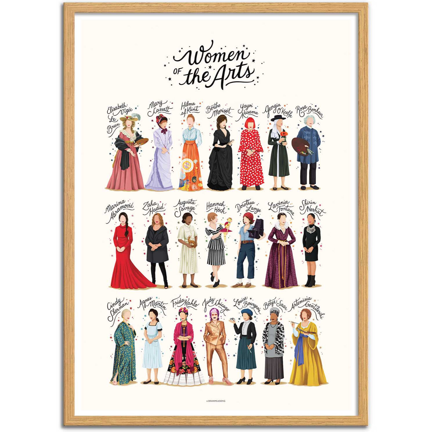 Affiche - Women of the arts - Nour Tohme