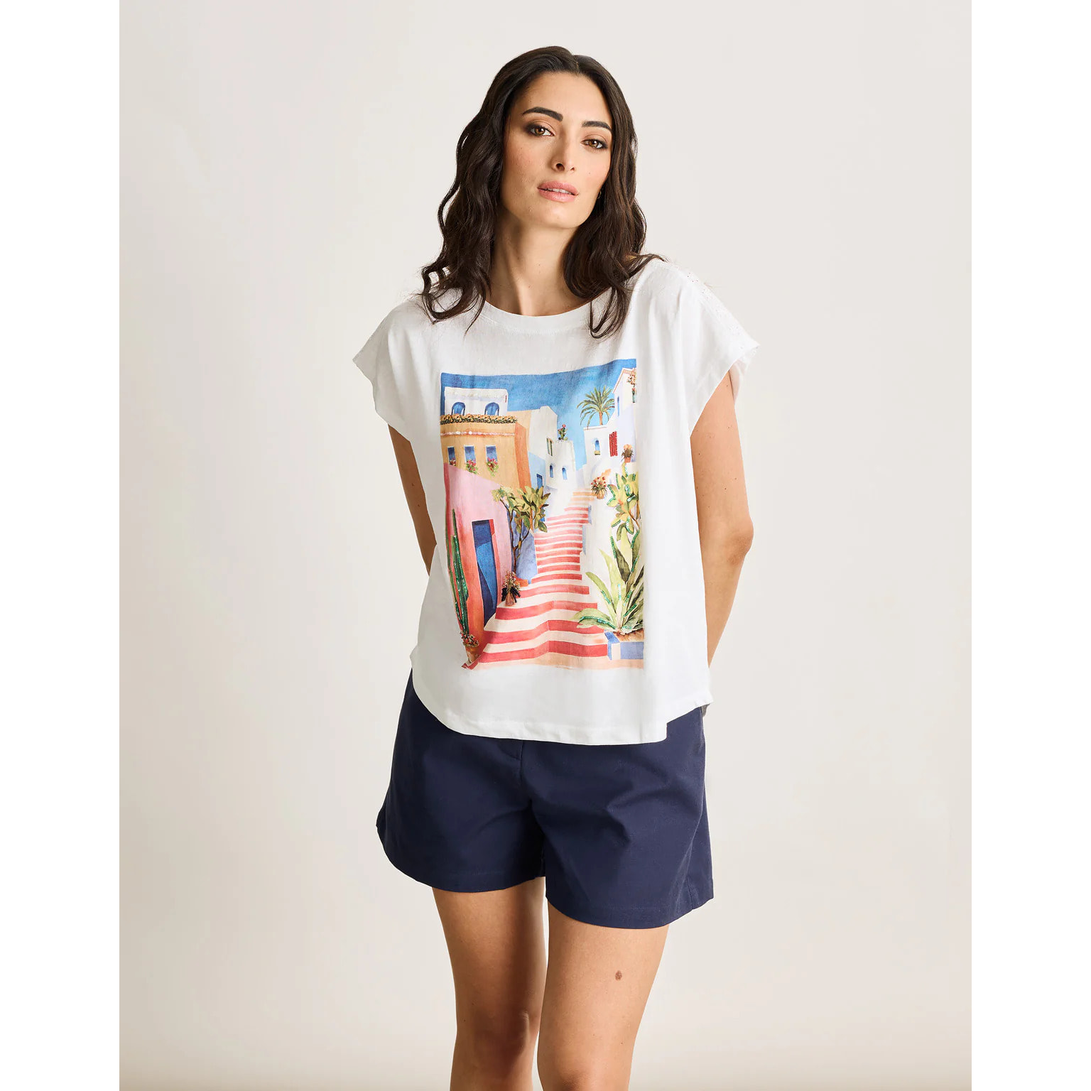 Camiseta Manga Corta Blanco - Lader