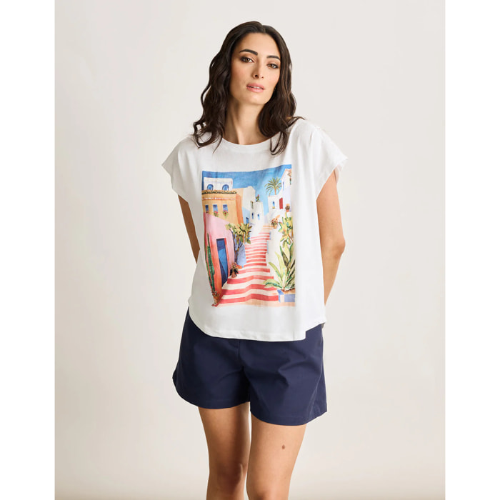 Camiseta Manga Corta Blanco - Lader