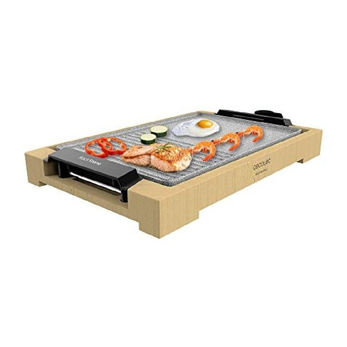 Cecotec Piastra da cucina Tasty&Grill 2000 Bamboo MixStone