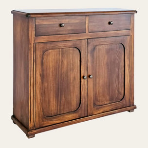 Buffet Madeira -bois massif de peuplier-couleur amer 110 x 95 x 35 cm