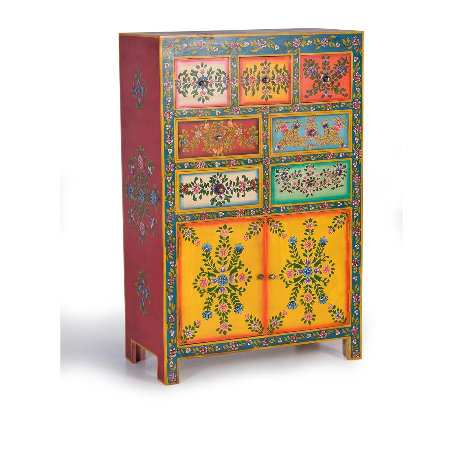 Cómoda - madera de mango - 122x80x40cm