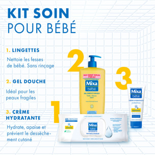 Lot de 18 - Mixa Bébé Lingettes Apaisantes Physiologiques x48
