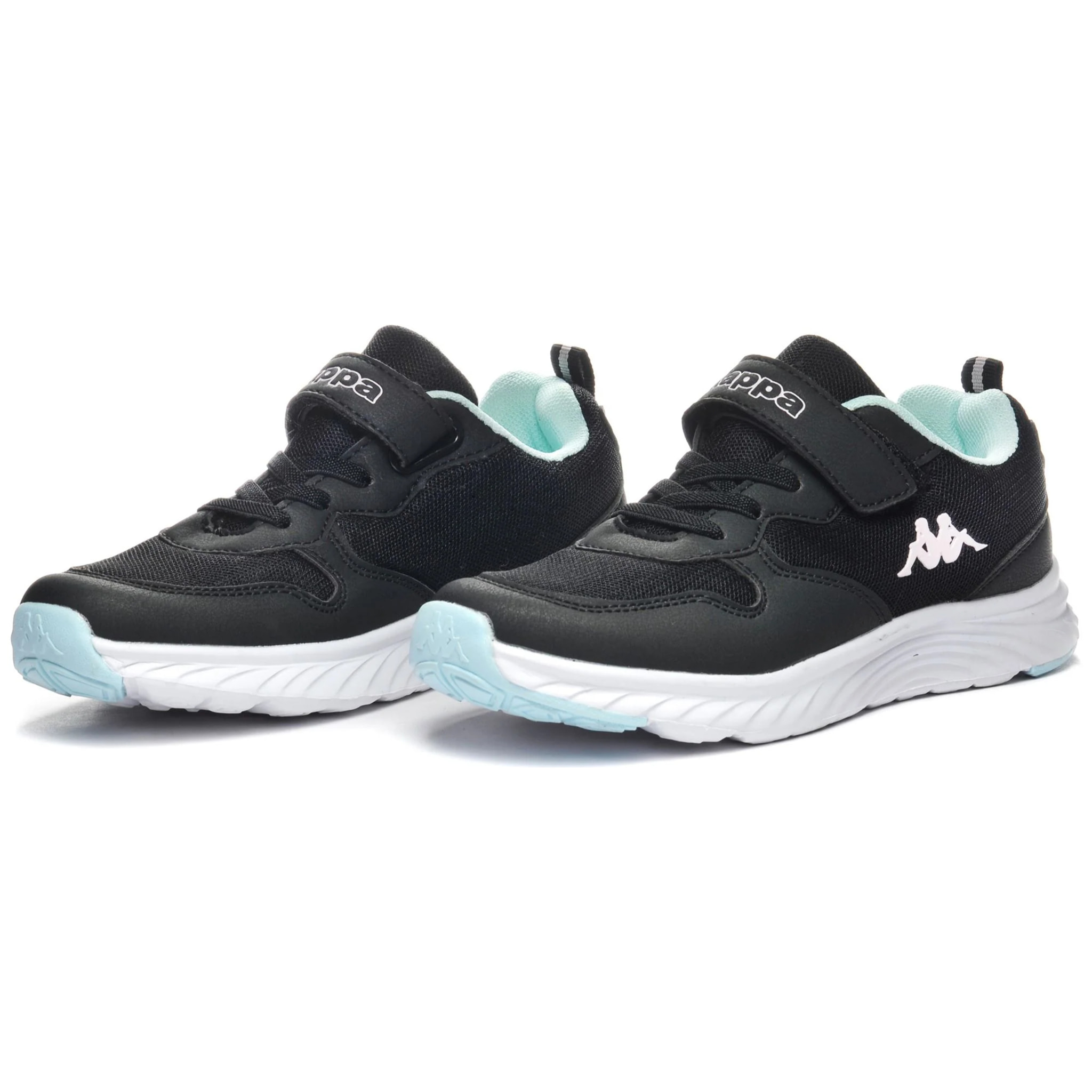 Kappa - Sneakers Bambino/a Nero - Logo Delvis Ev Kid