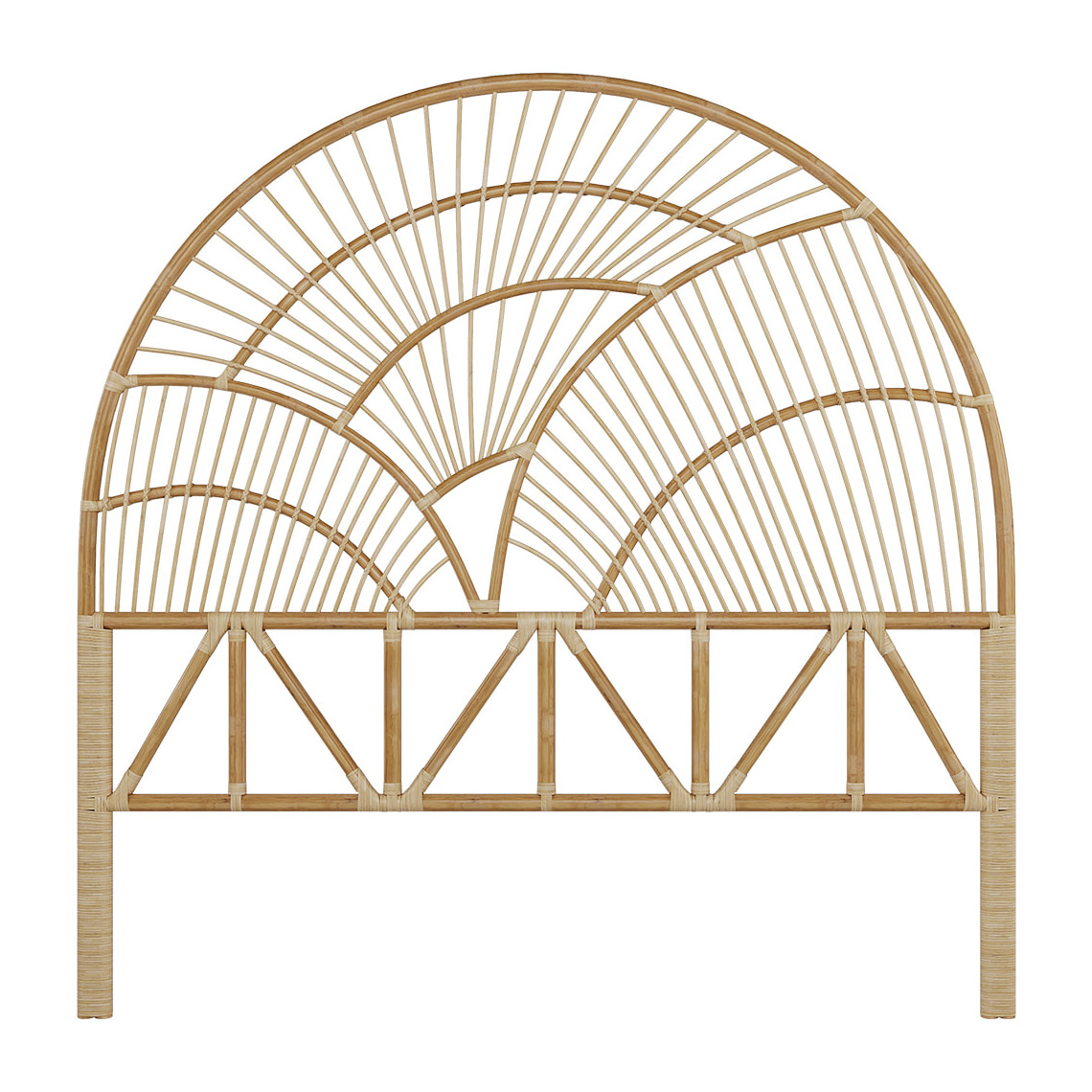Tête de lit en rotin naturel 140 cm - Séléné