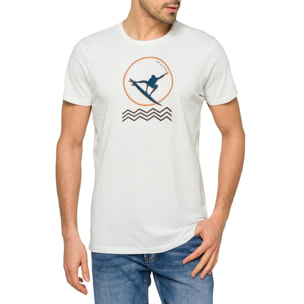 Camiseta de algodón 150 gr Hot Buttered Groove Blanco