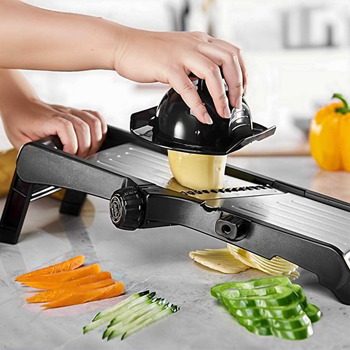 Mandoline réglable en plastique