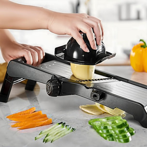 Mandoline réglable en plastique
