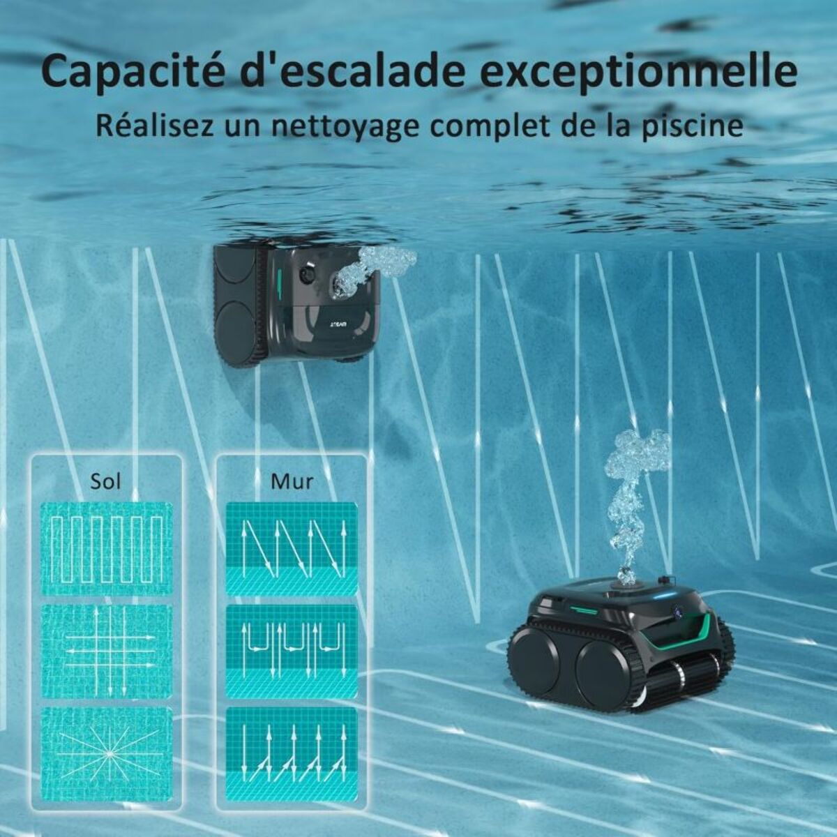 Robot piscine WYBOT C2 Vision avec Sonar