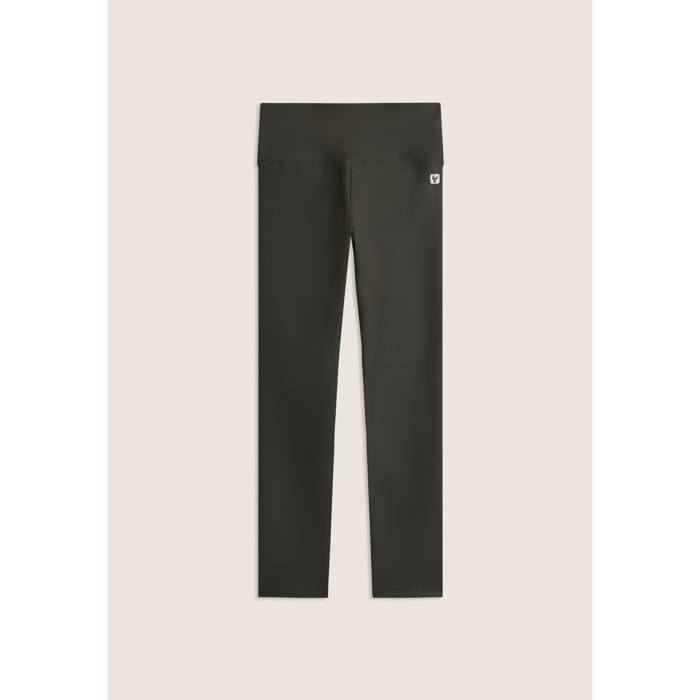 Leggings Vita Alta 7/8 in Tessuto Tecnico