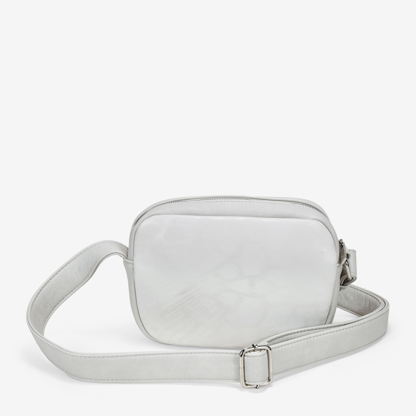 Bolso bandolera piedra con grabado de leopardo