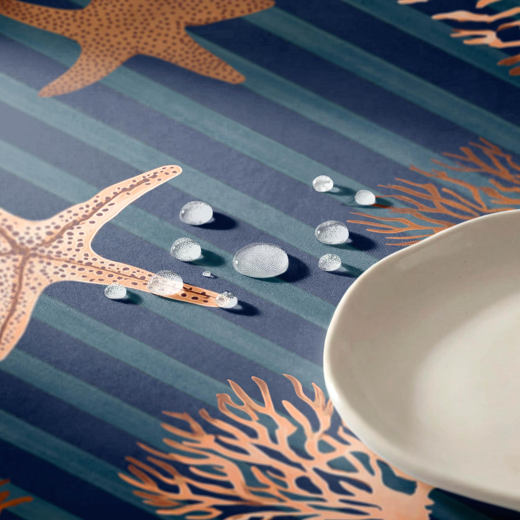 Nappe anti-taches ISOLA MARINE - en 100 % coton