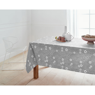 Nappe coton enduit LOLIPOP gris