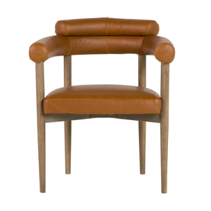 Silla Madera Fresno Marron 66x56x79 Cm
