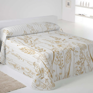 Colcha Bouti Estampada - Reversible - 100% Poliéster - Microfibra - 70 gr/m² - Moved Grass